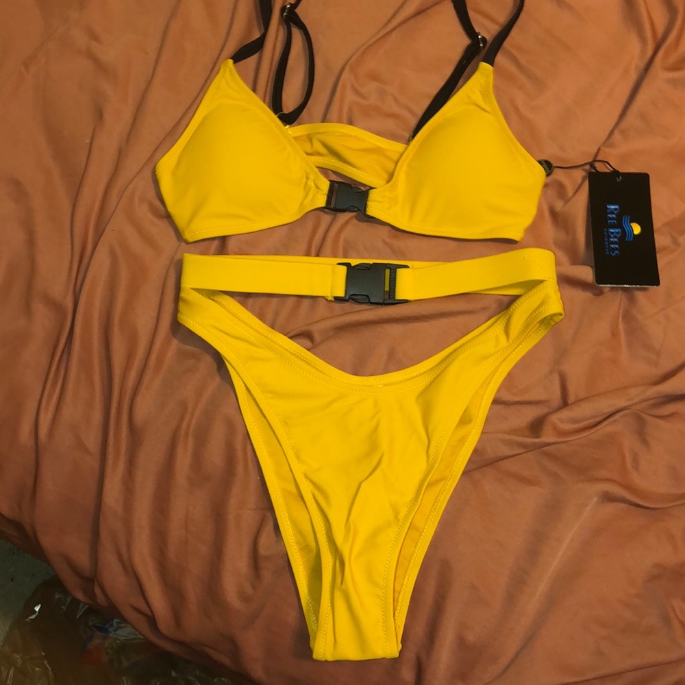 Mustard bathing suit